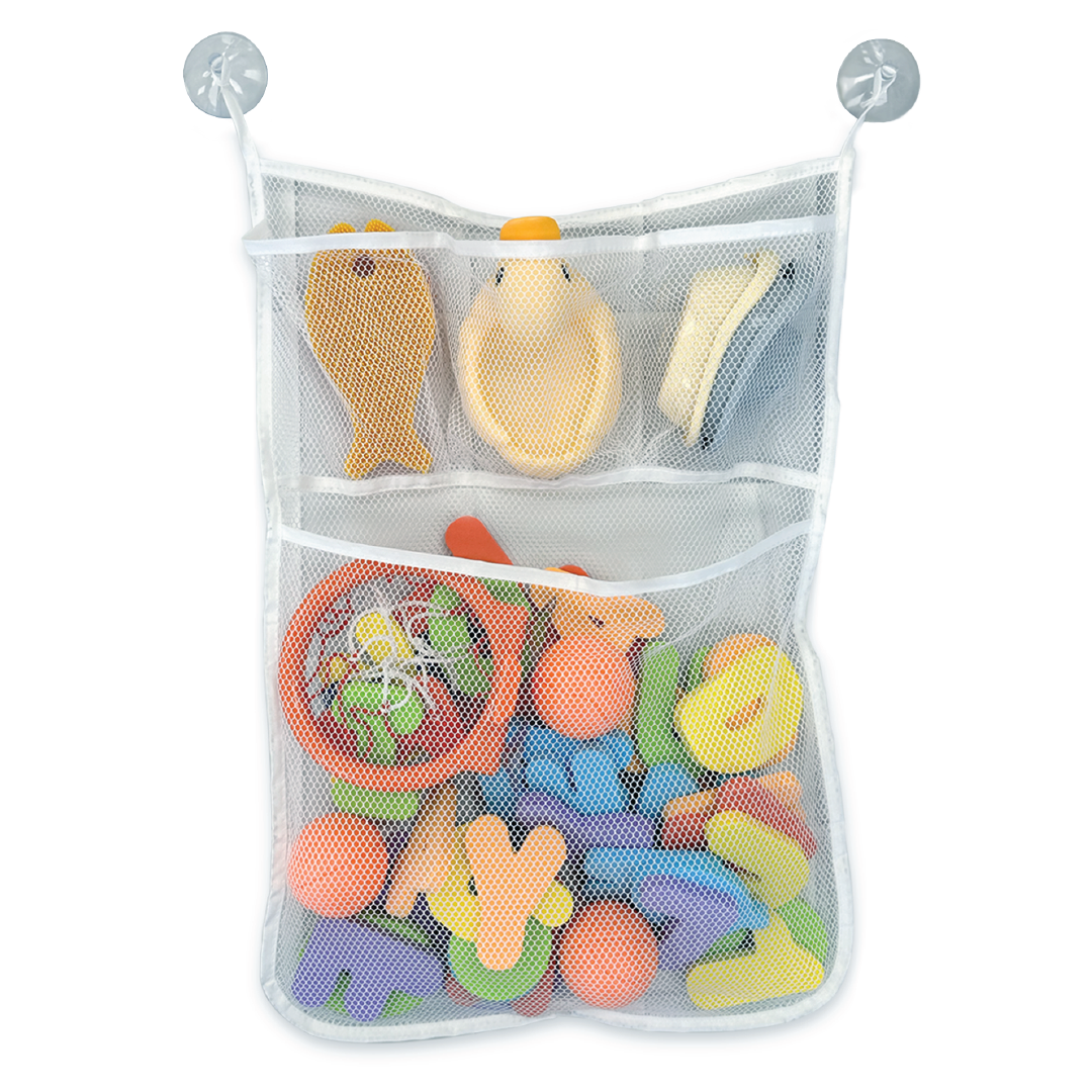 Tubtime Bath Toy Storage Bag w Suction Cups