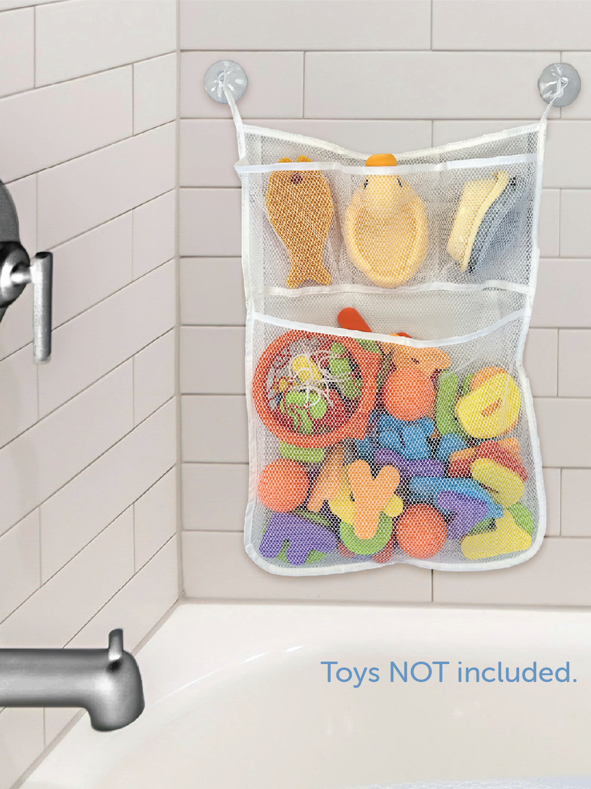 Tubtime Bath Toy Storage Bag w/ Suction Cups