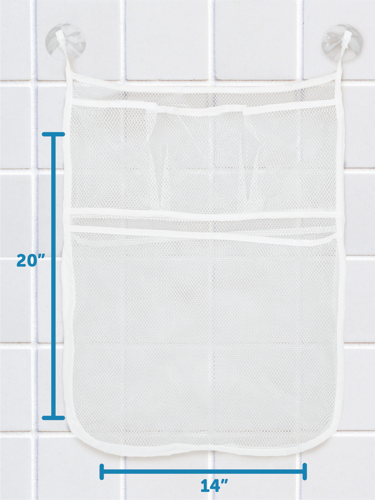 Tubtime Bath Toy Storage Bag w/ Suction Cups