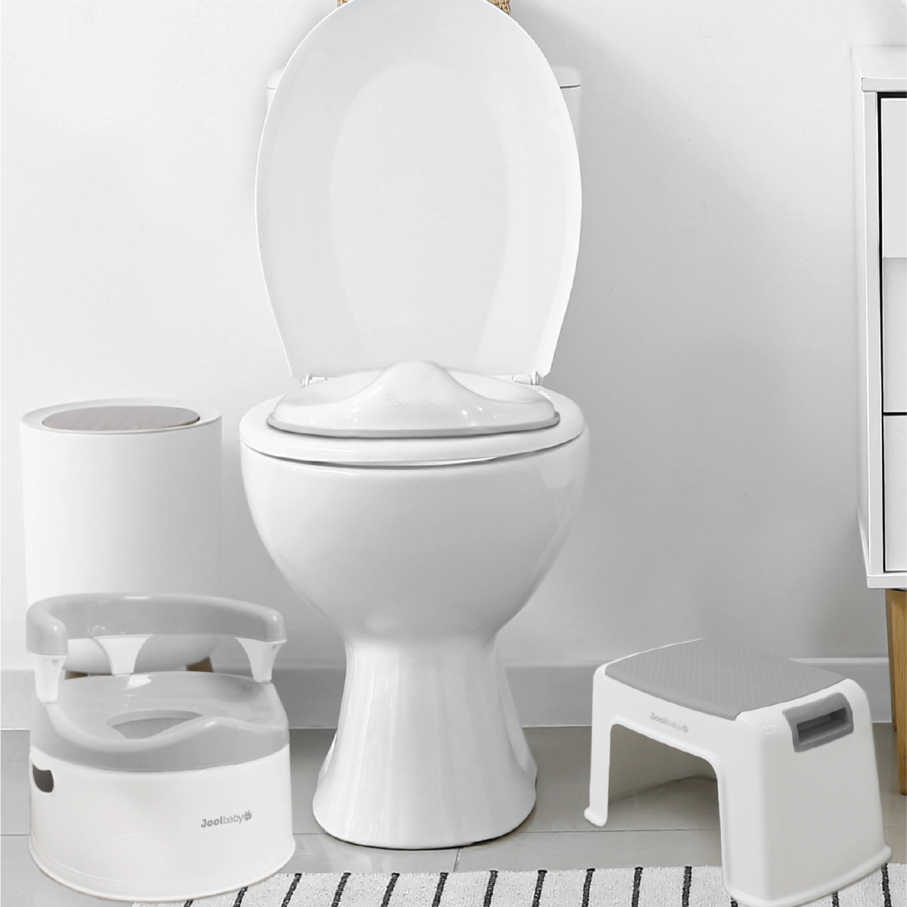 3-Piece Potty Training Kit - Gray