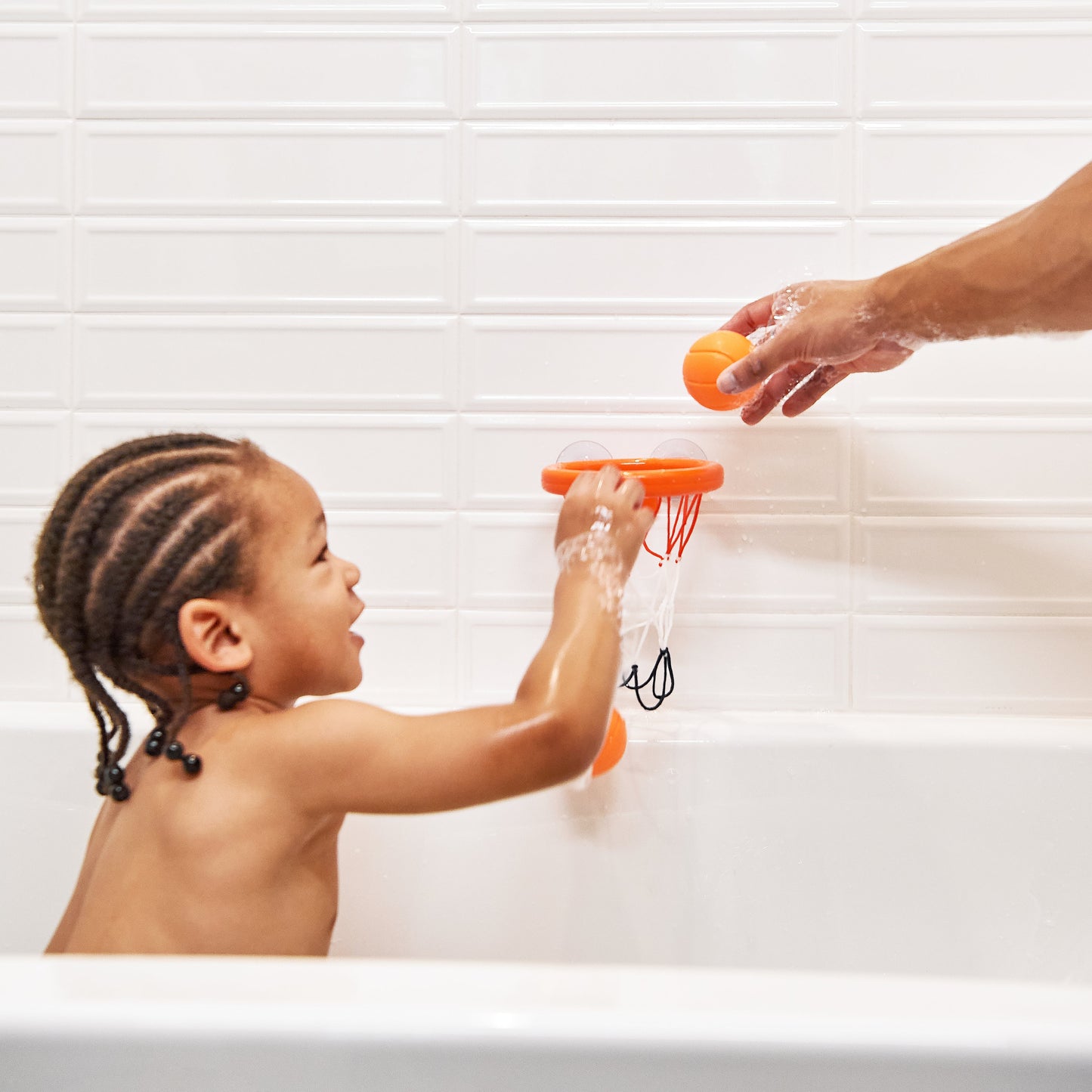 Bath Time Basketball Set