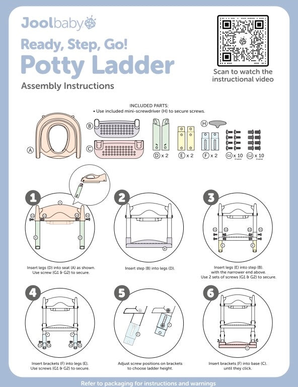 Potty Training Seat with 2 Step Ladder