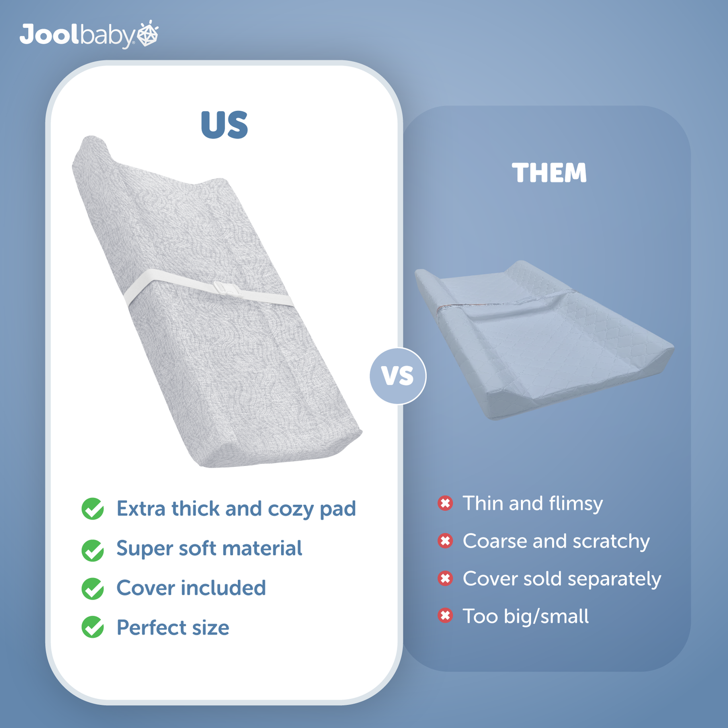 Soft Changing Pad + Washable Cover