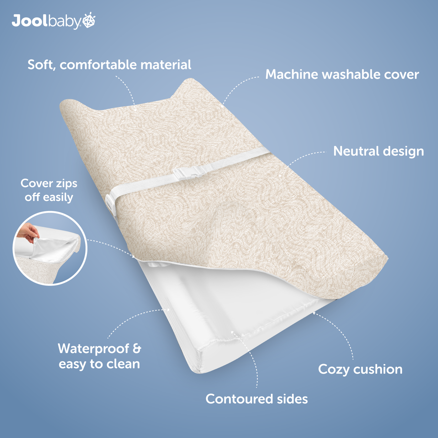 Soft Changing Pad + Washable Cover