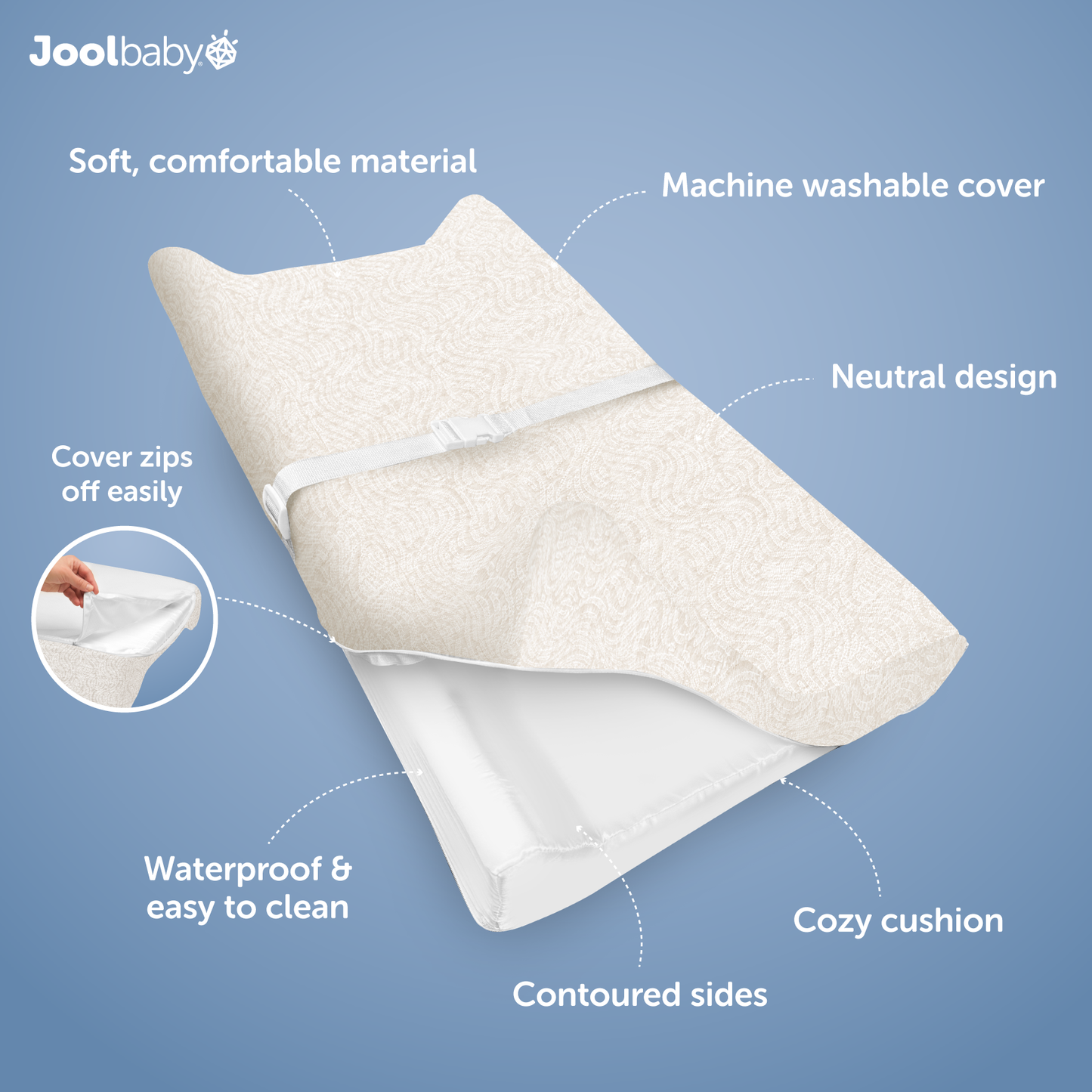 Soft Changing Pad + Washable Cover