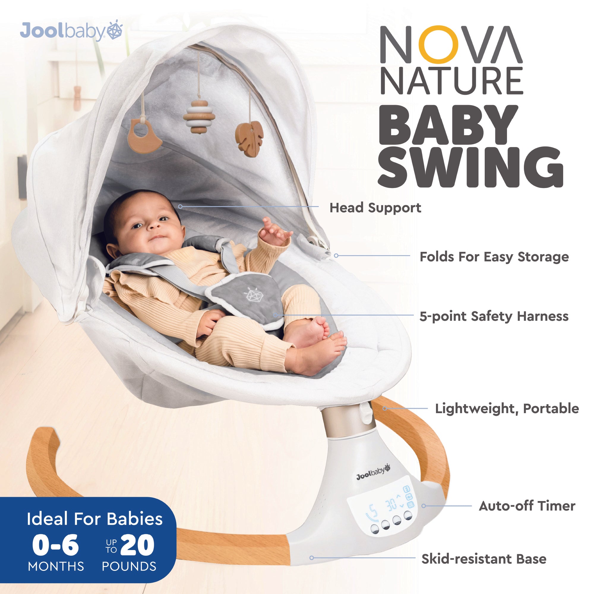 Nova Nature Baby Swing Jool Baby