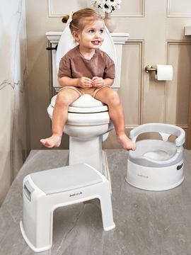 3-Piece Potty Training Kit - Gray