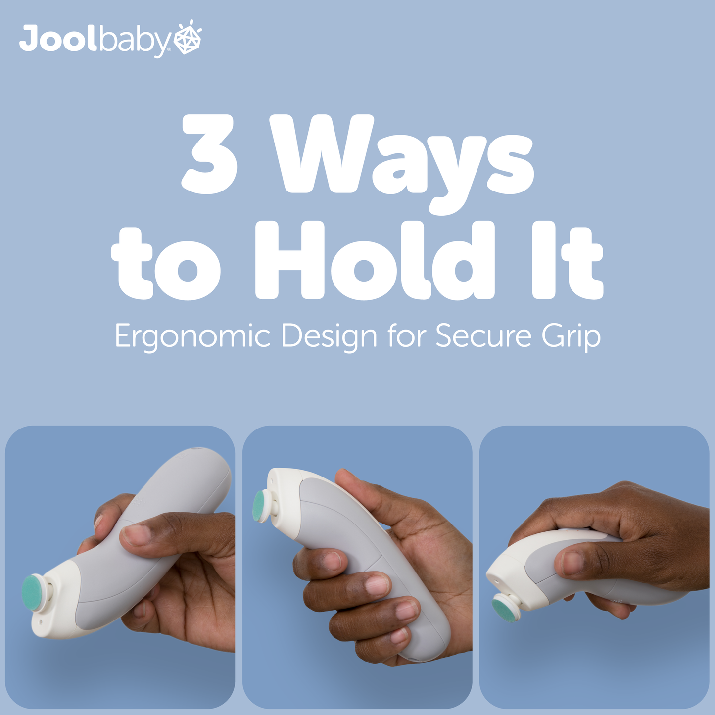 Jool Baby Electric Nail File – Built-in Light & Quiet Operation for Quick & Easy Nail Trimming