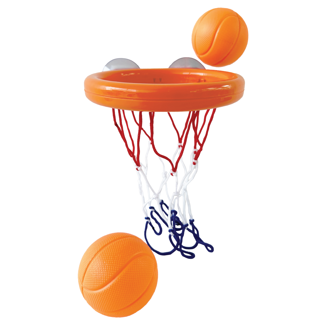 Bath Time Basketball Set