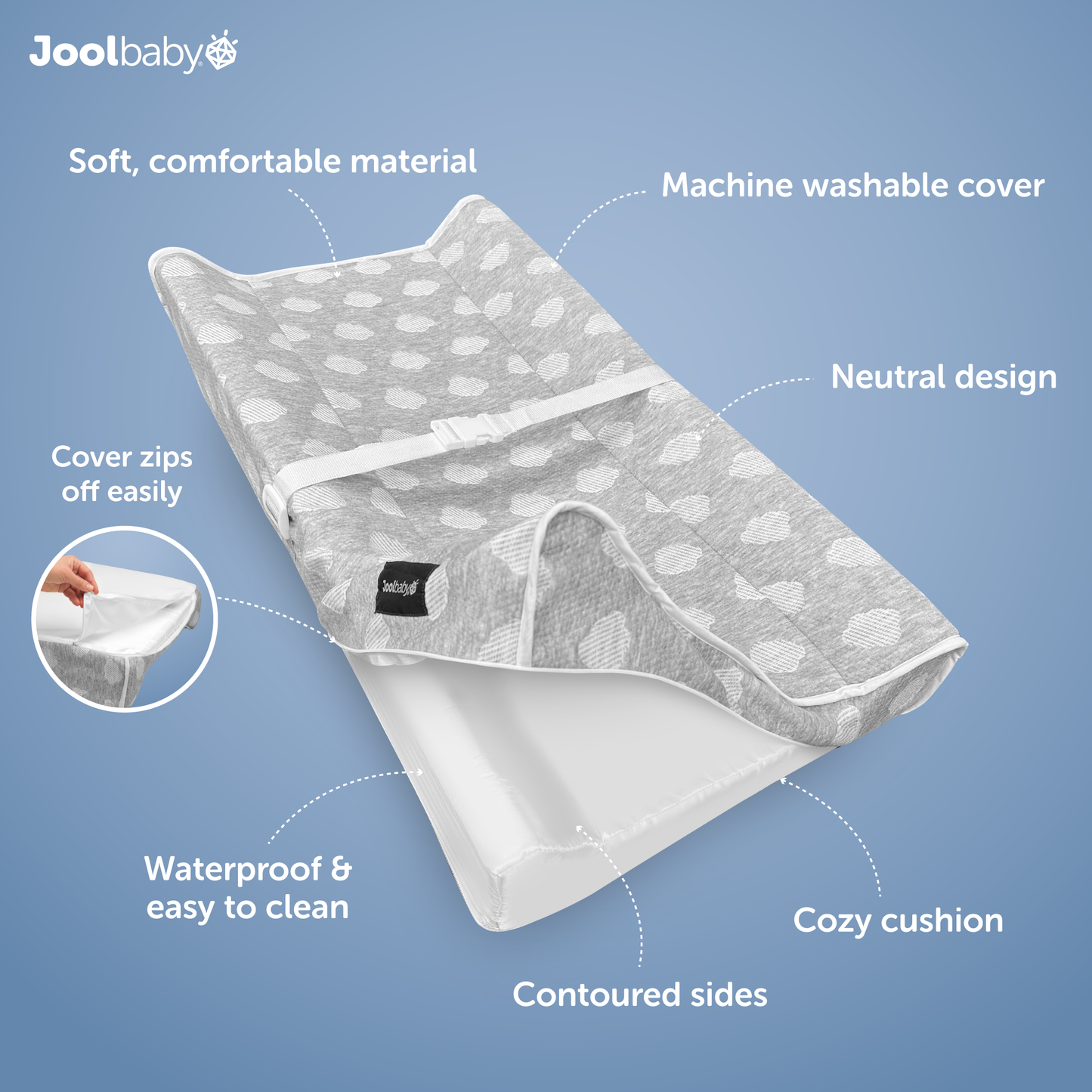 Soft Changing Pad Washable Cover Jool Baby