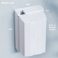 Dimensions and push release design for electrical outlet box