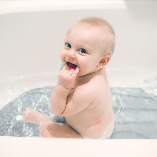 Skip*Hop Moby Non-slip Baby Bath Mat in Blue