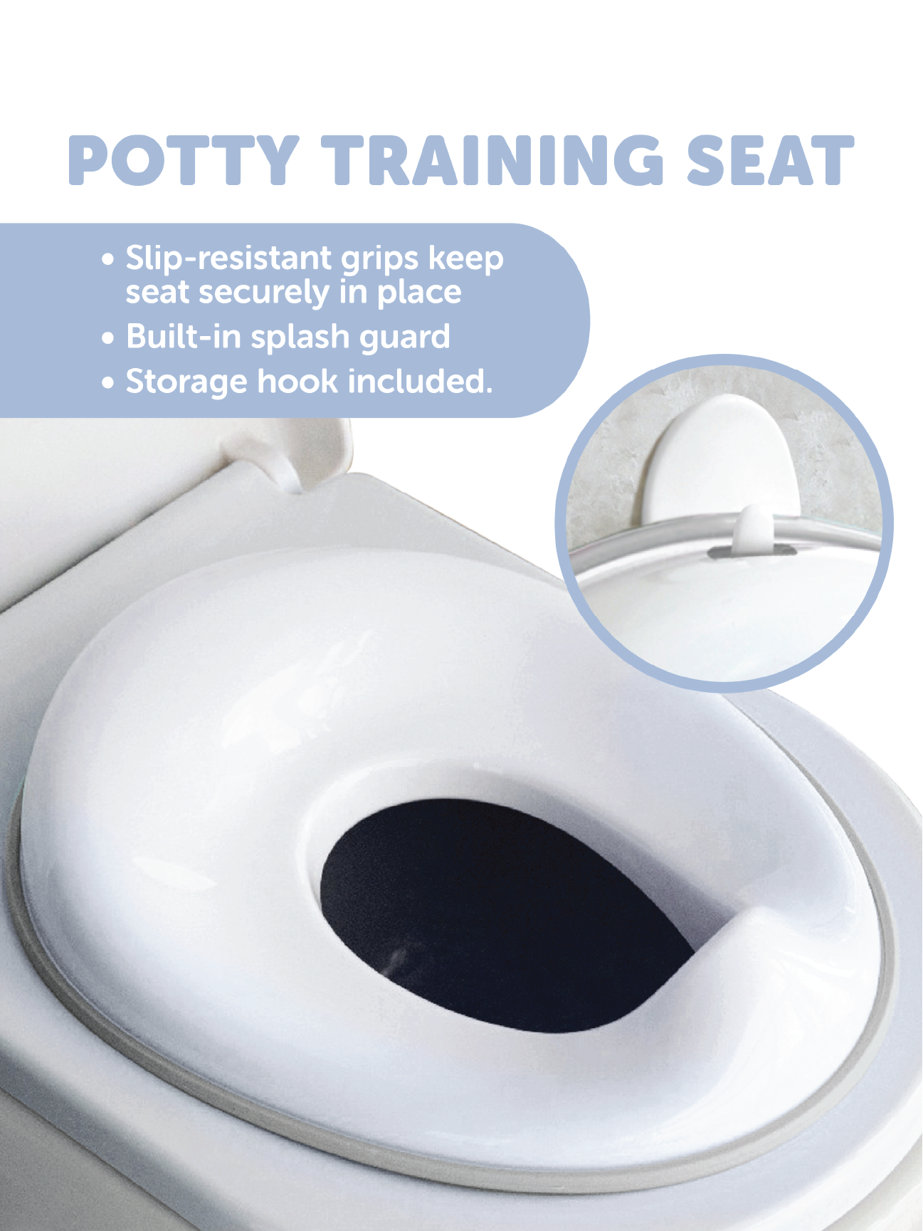 3-Piece Potty Training Kit - Gray