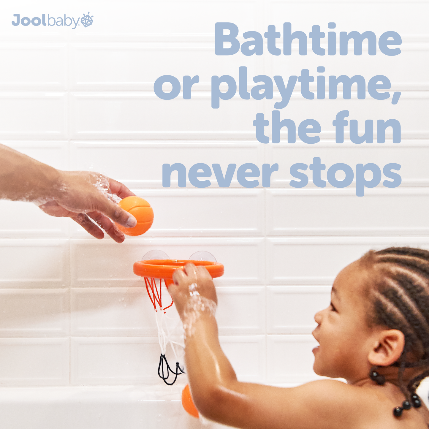 Bath Time Basketball Set