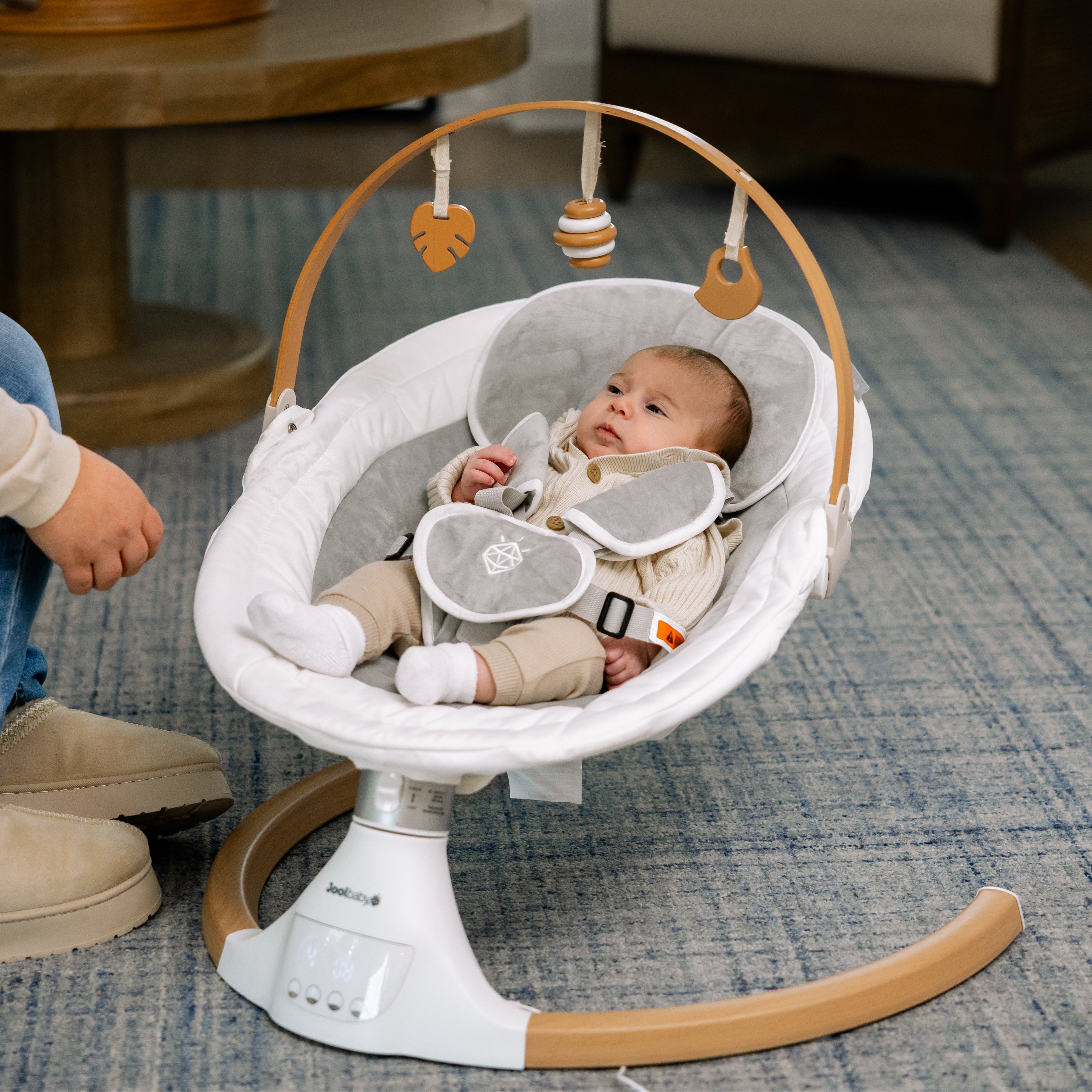 Nova Nature Baby Swing – Side-to-Side Motion with Bluetooth | Jool