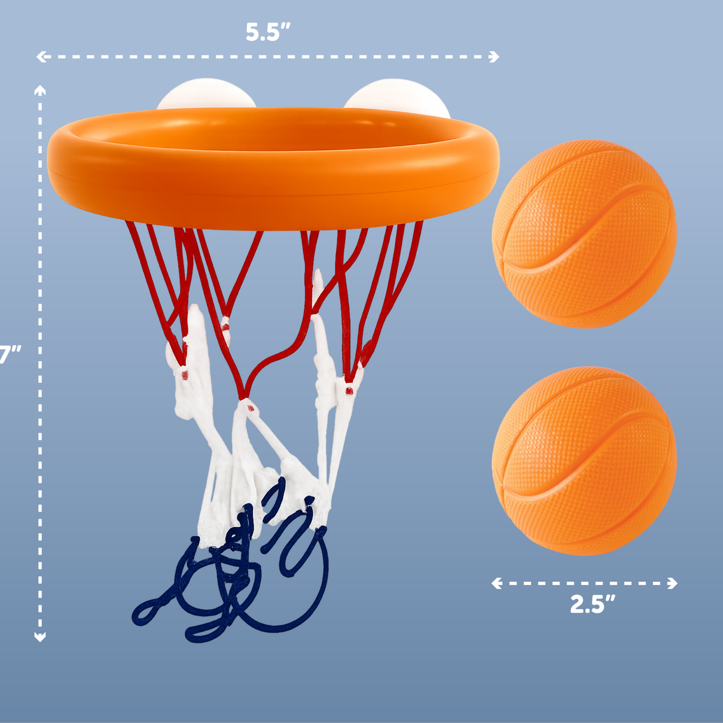 Bath Time Basketball Set