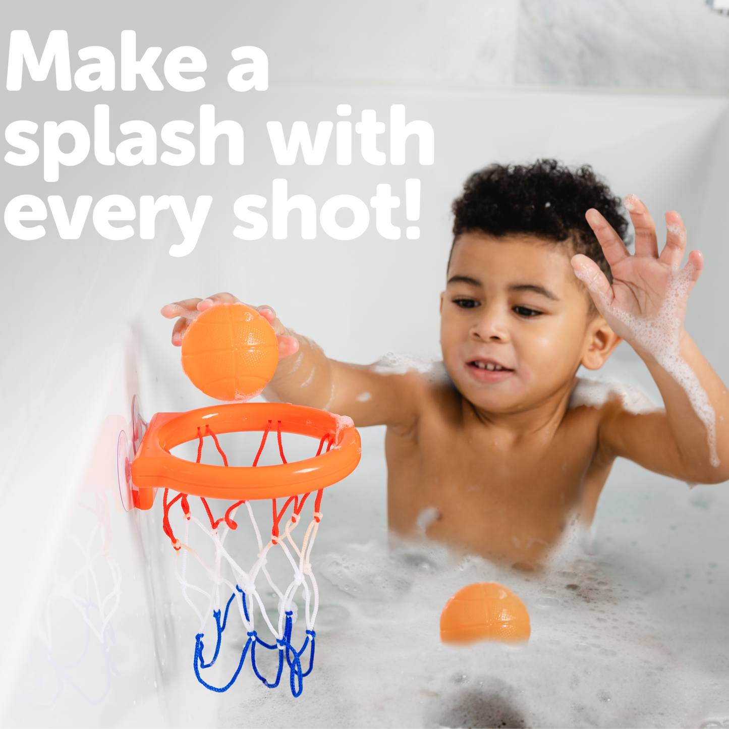 Bath Time Basketball Set