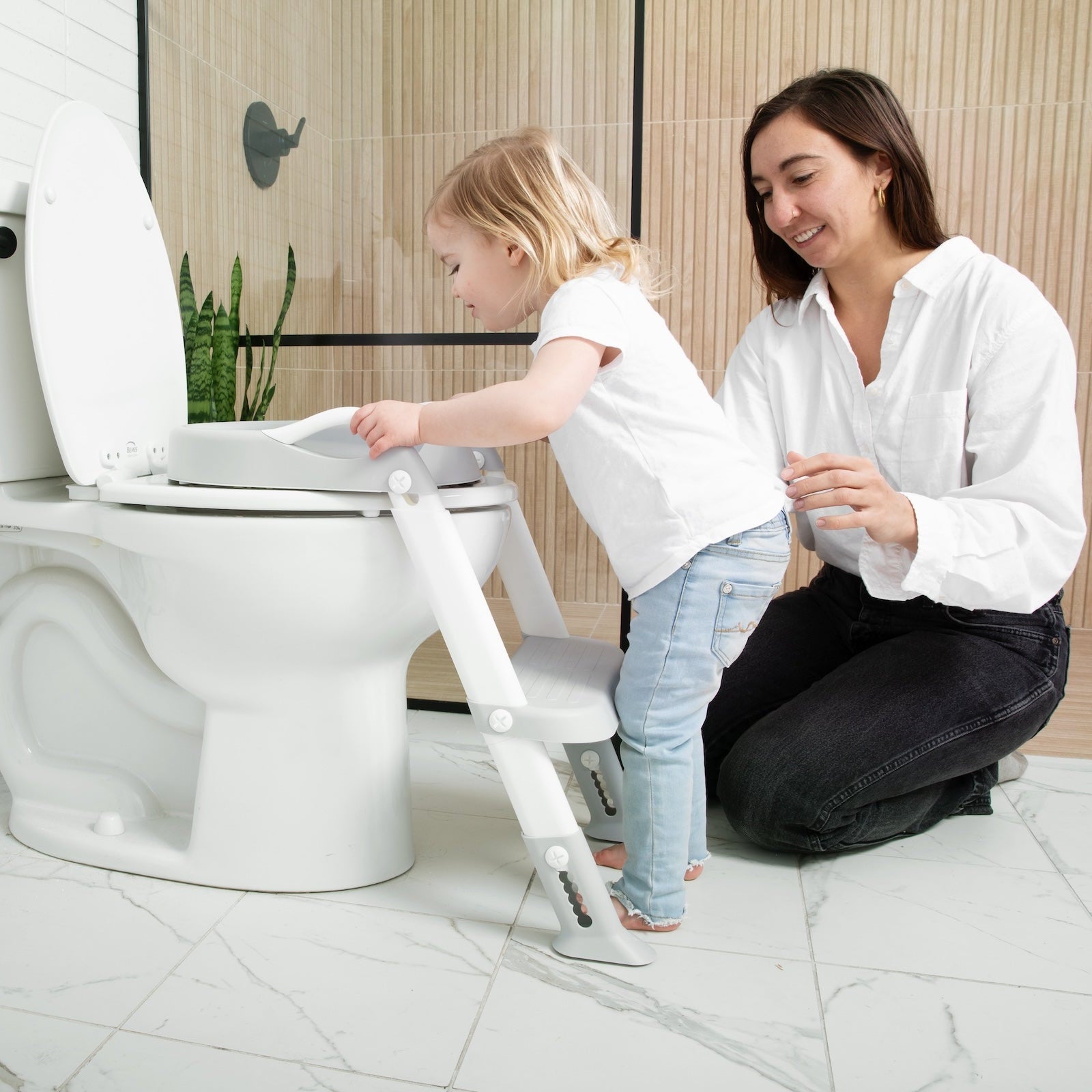 thumbnail image 2 of Kids Potty Training Seat With Step Stool Ladder – Adjustable Height, IMounTEK 2 of 5