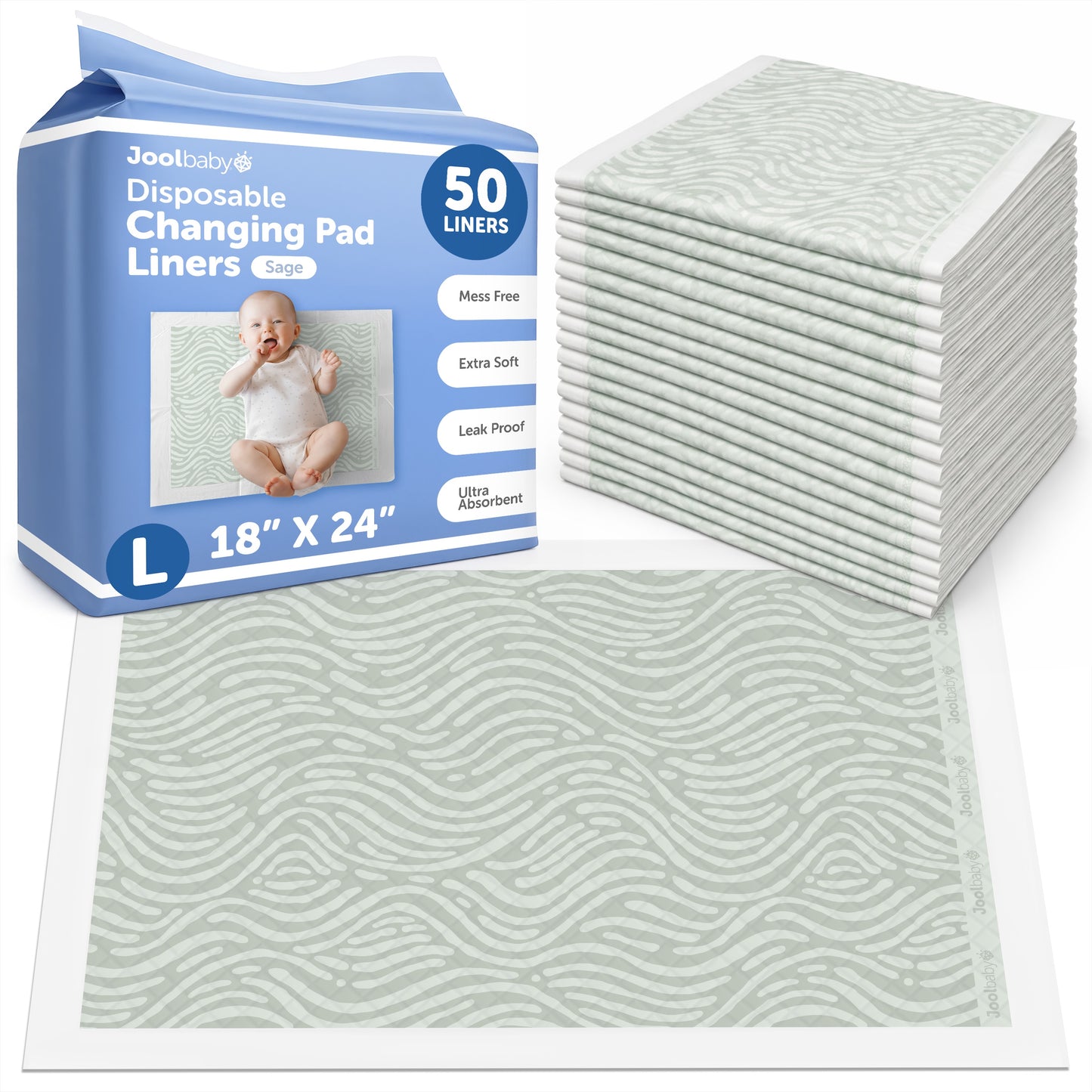 Disposable Changing Pad Liners (50 Count)