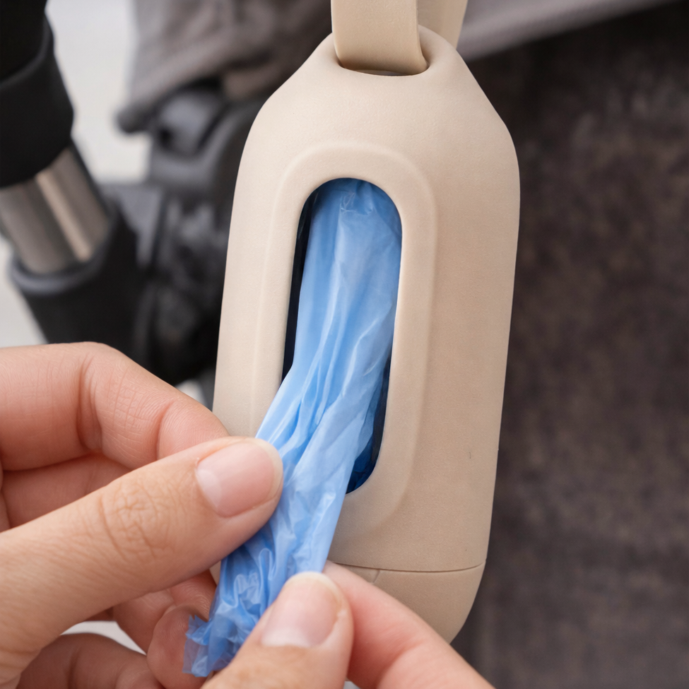 On-the-Go Disposable Diaper Bag Dispenser and Refills