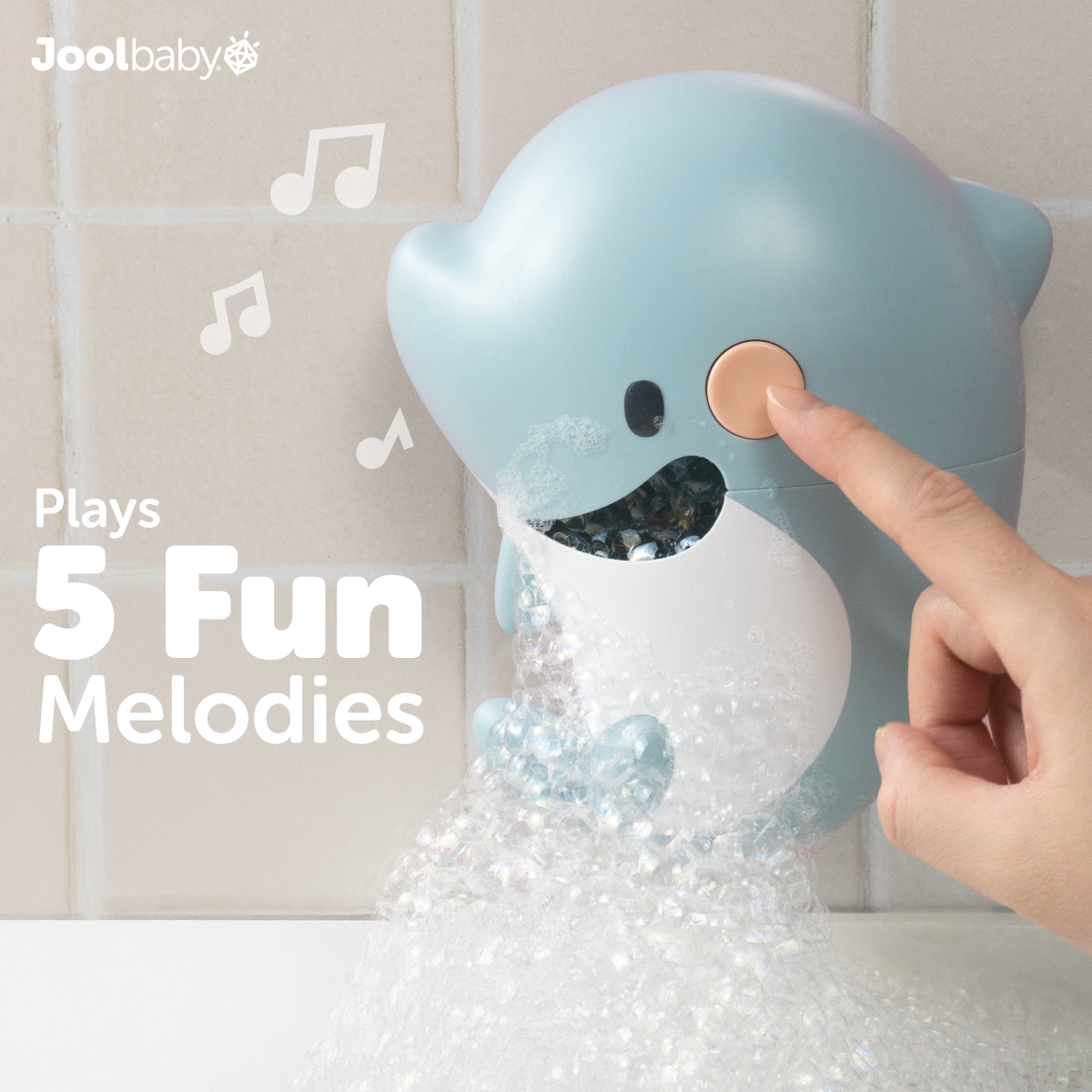 Plays five fun melodies