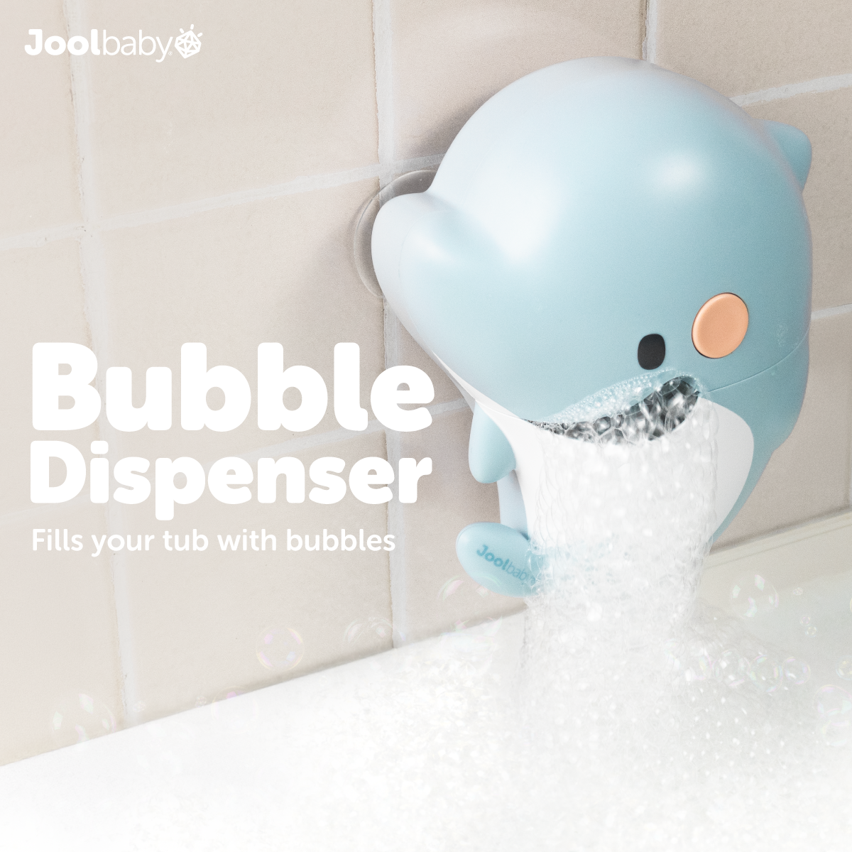 Bubble Dispenser fills your tub with bubbles