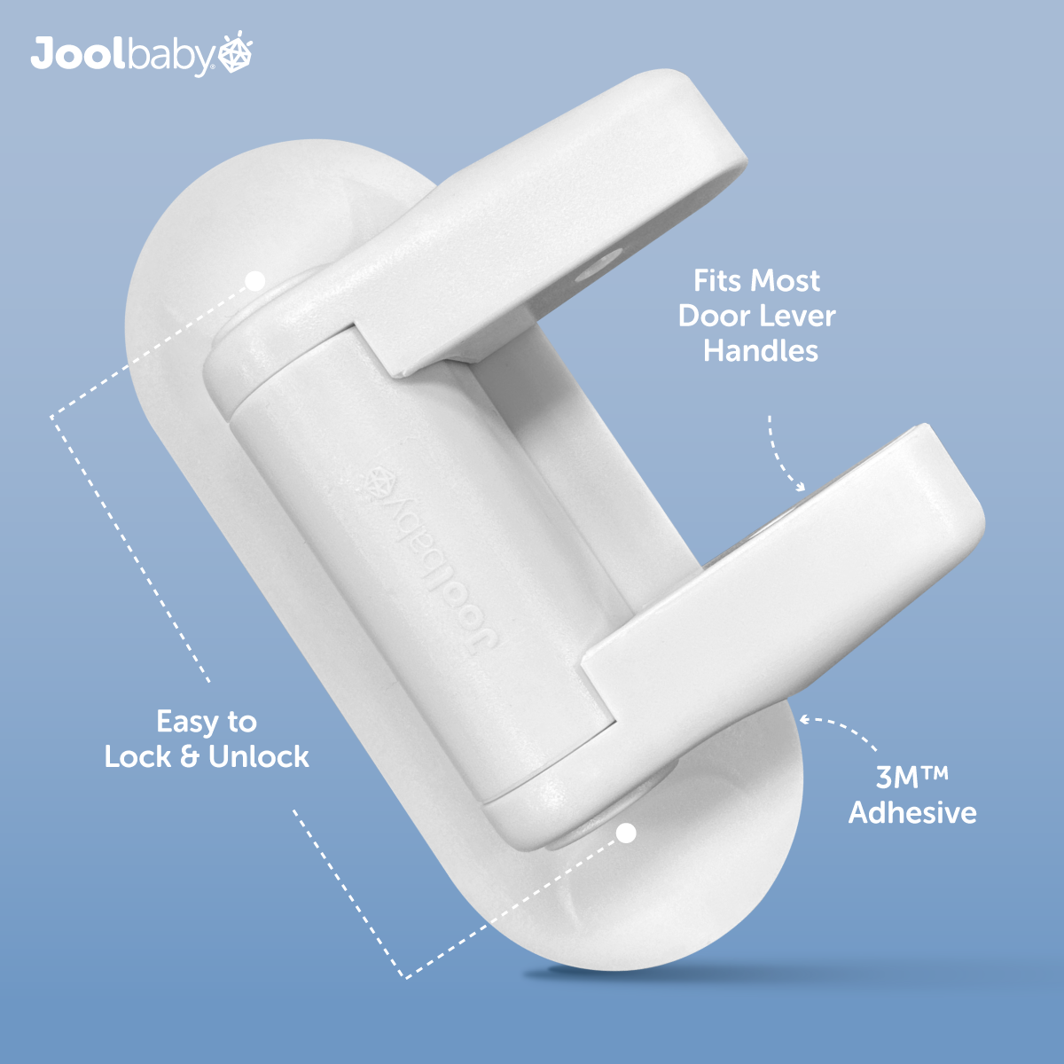 Door lever locks are easy to lock and unlock