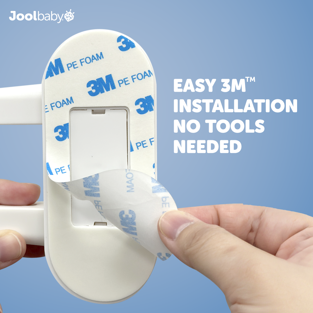 Door lever locks are easy to install with no tools needed