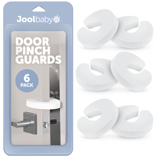 Door pinch guards shown on packaging