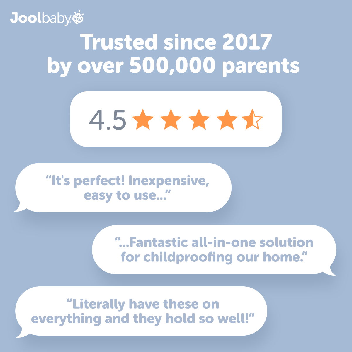 Jool Baby multi use strap lock is trusted since 2017 by over 500,000 parents