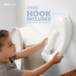 Potty training seat comes with free hook for easy storage