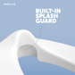 Potty training seat with built in splash guard