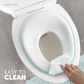 Potty training seat is easy to clean