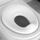 Potty seat on toilet for potty training