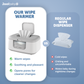TinyBums Baby Wipe Warmer with LED nightlight