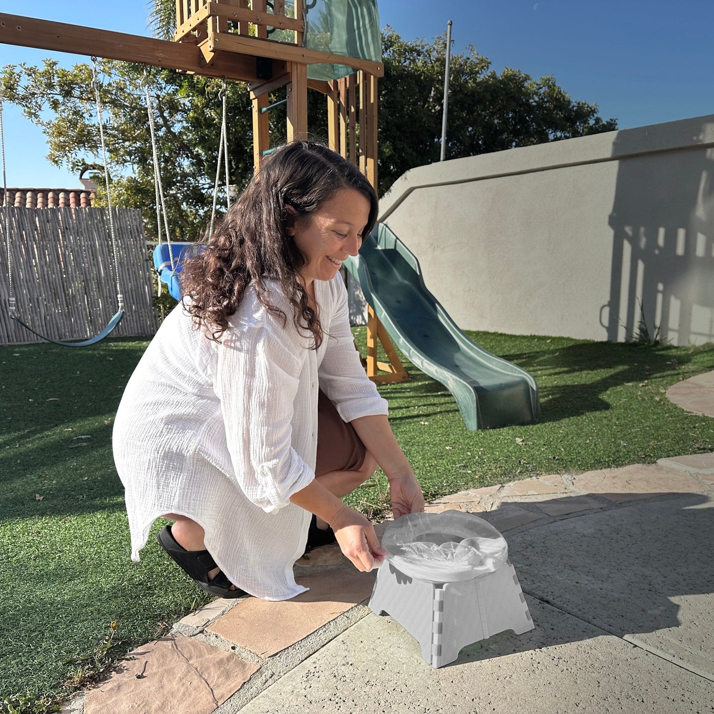 Portable Potty Chair with Travel Bag