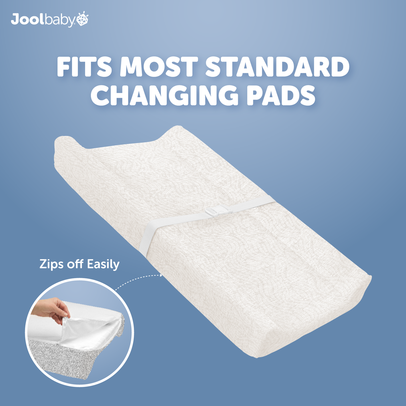 Changing Pad Covers (2-Pack) – Soft & Snug Fit for Standard Pads