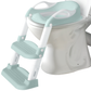 Potty Ladder wtih Seat and 2 Steps in aqua