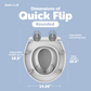 Quick Flip Toilet Seat