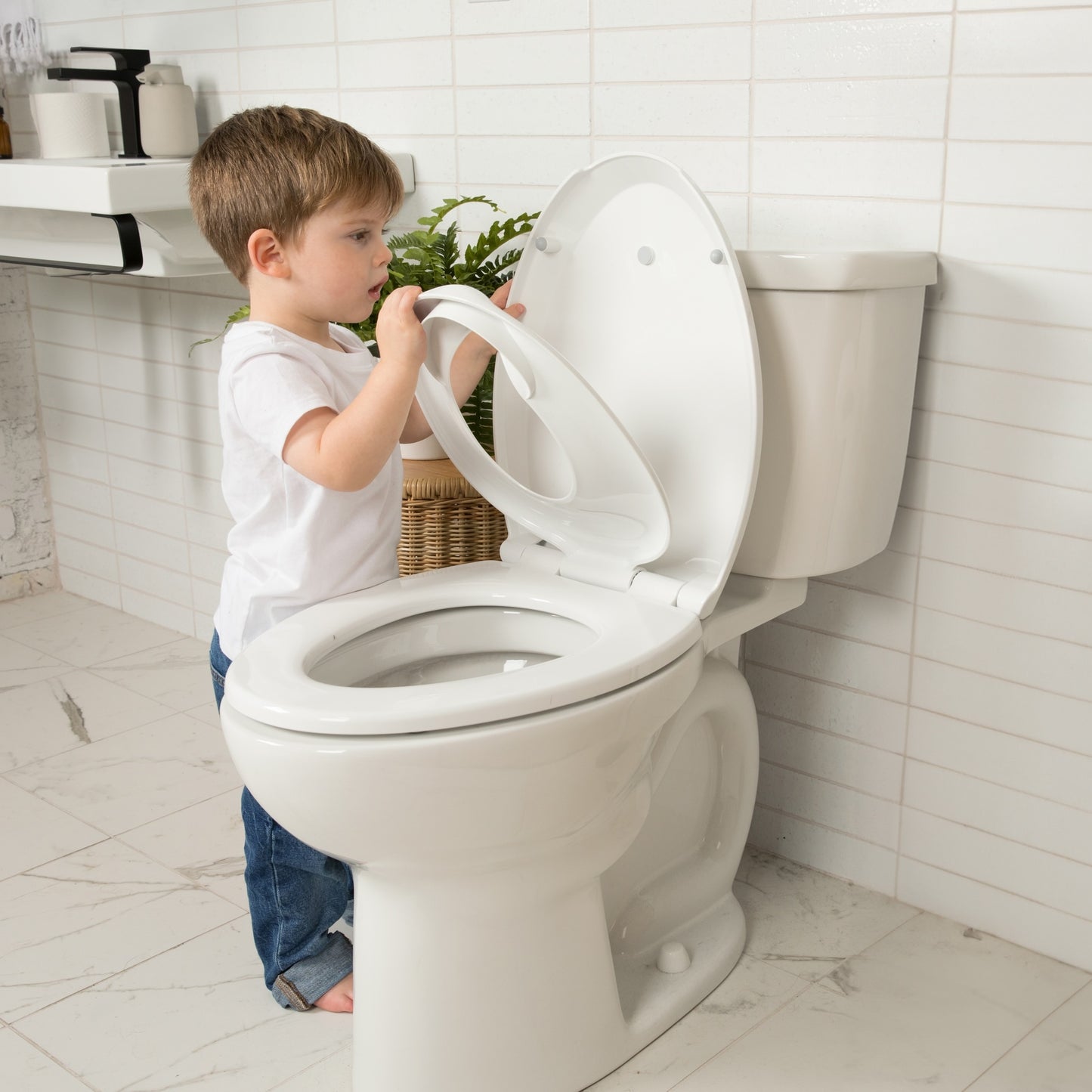 Quick Flip Toilet Seat