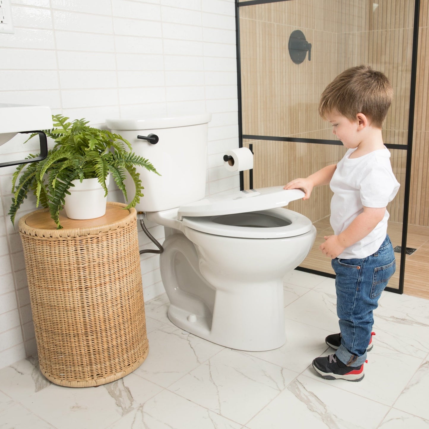 Quick Flip Toilet Seat