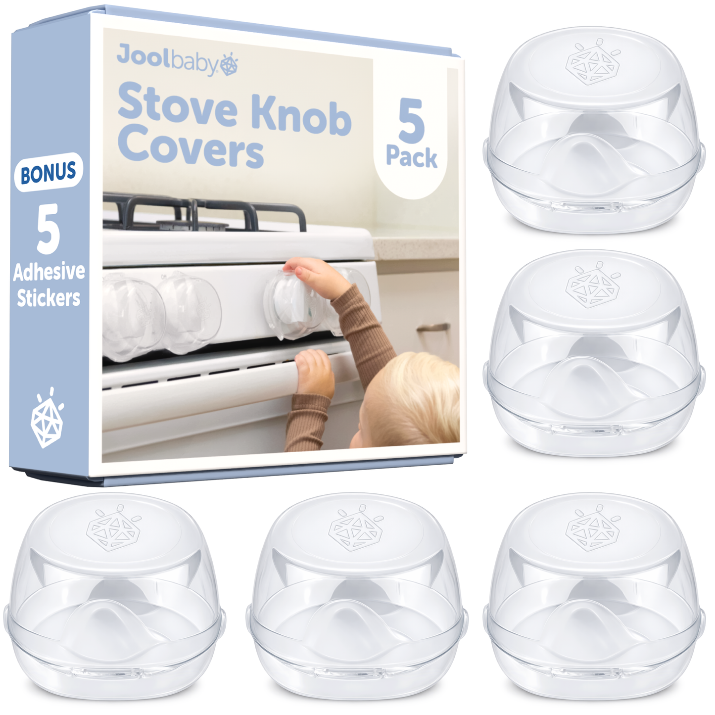 Stove Knob Covers (5 Pack)