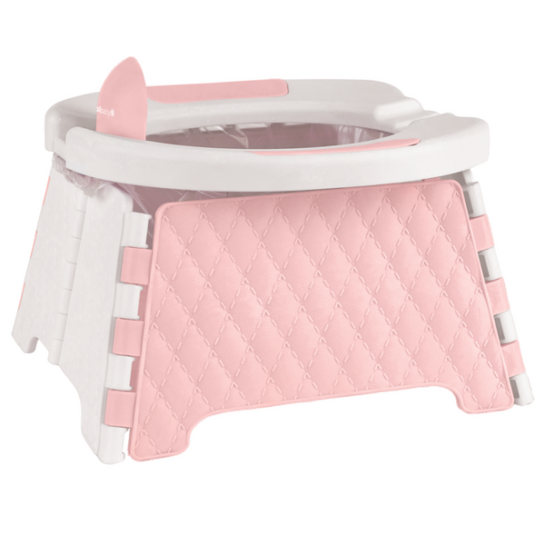 summer infant time-to-go travel potty Jool Baby Foldable Portable Potty Training Chair with Travel Bag & 30 Liners, Pink