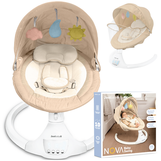 Nova Baby Swing for Infants Motorized Swing, Bluetooth Music Speaker