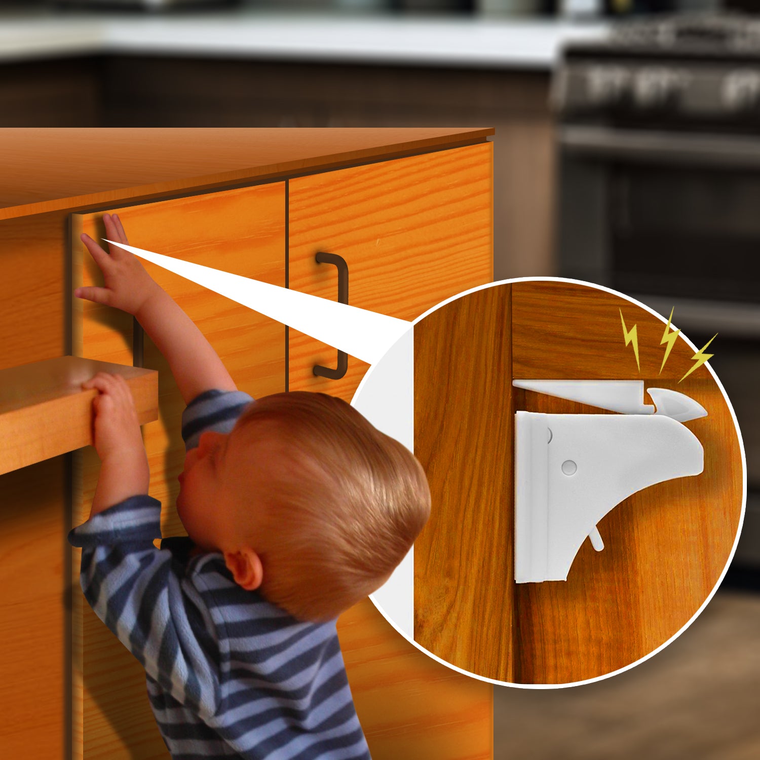 Multipurpose Baby Safety Lock for Drawer
