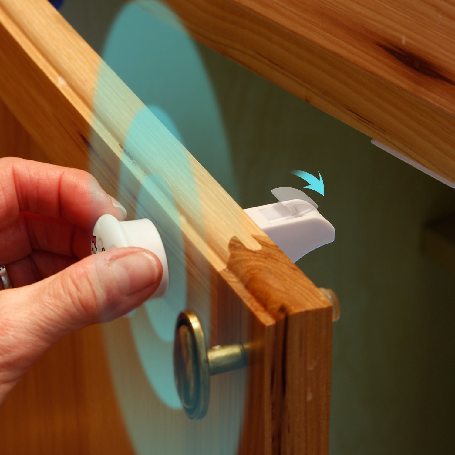 Invisible Cabinet Locks w/ Magnetic Key